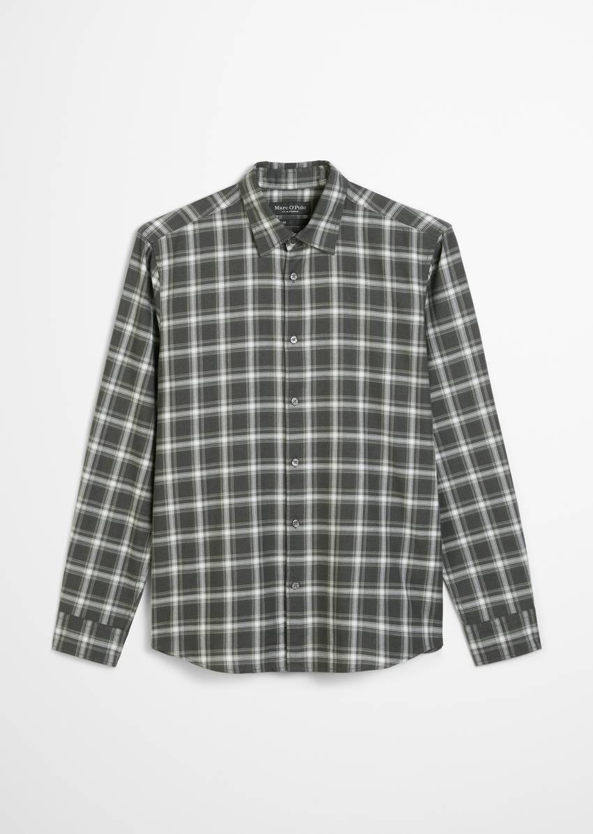 Regular shirt made from soft organic cotton flannel