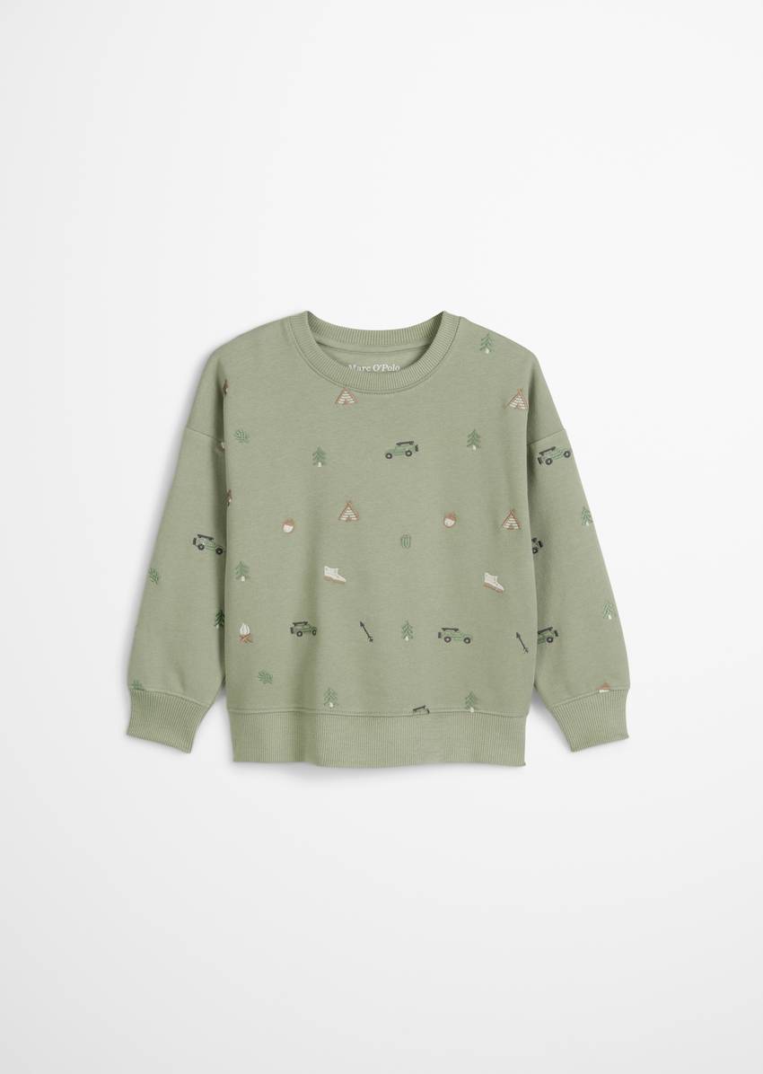 KIDS-BOYS sweatshirt made from lightweight organic cotton sweat