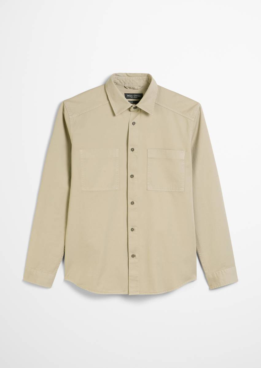 Regular shirt made from soft organic cotton twill