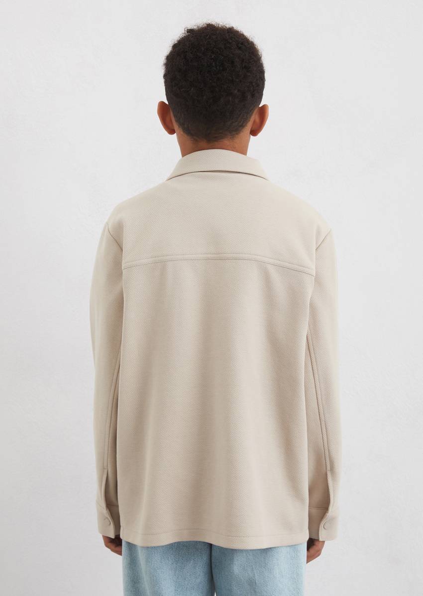 TEENS-BOYS made from textured sweat