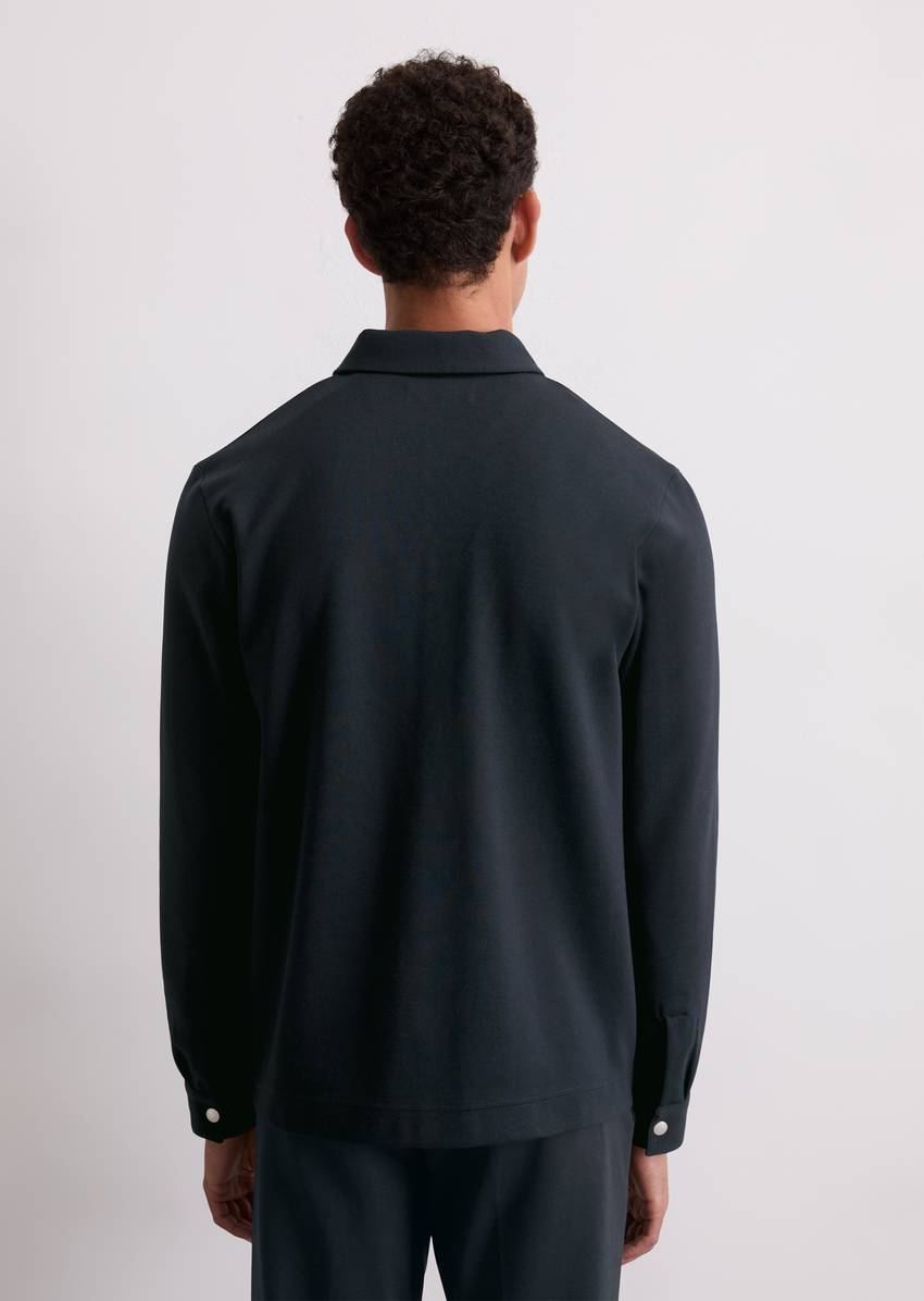 Sweat overshirt regular made from an organic cotton blend