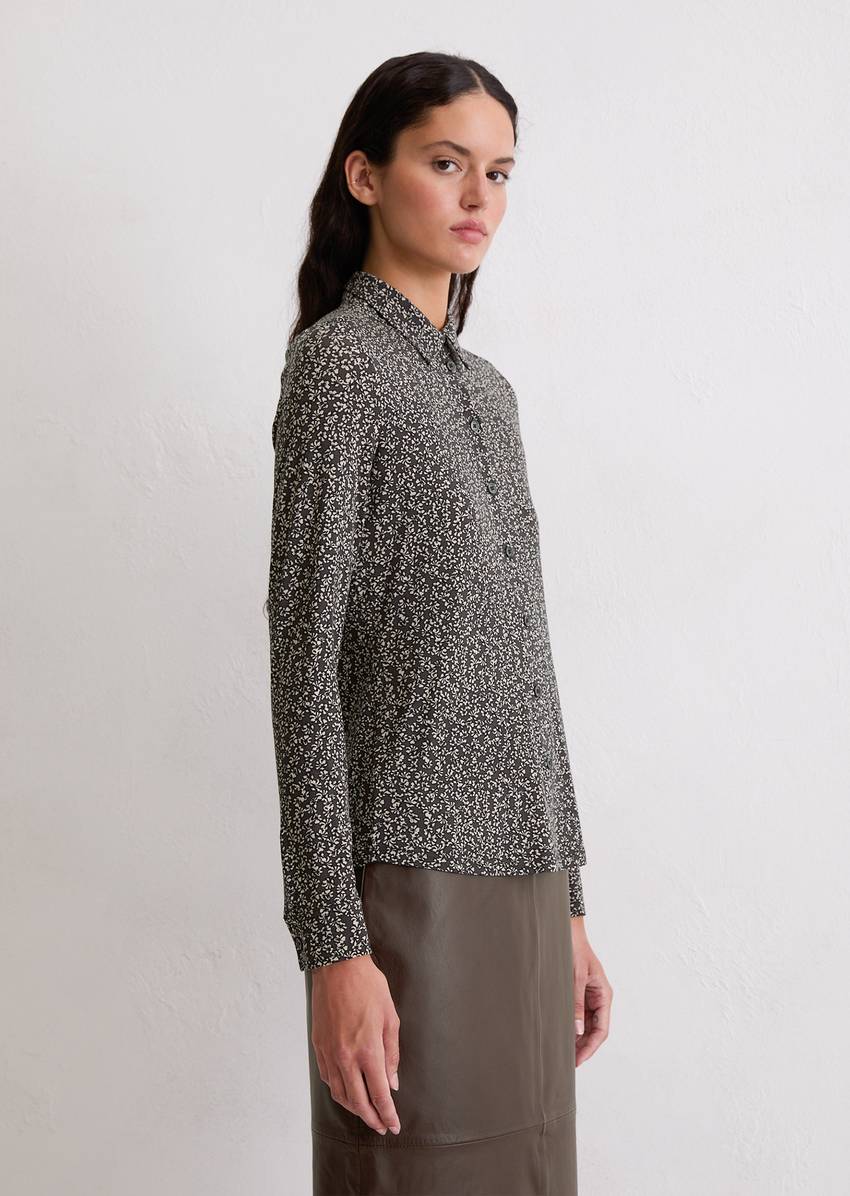 Regular jersey print blouse from LENZING™ ECOVERO™