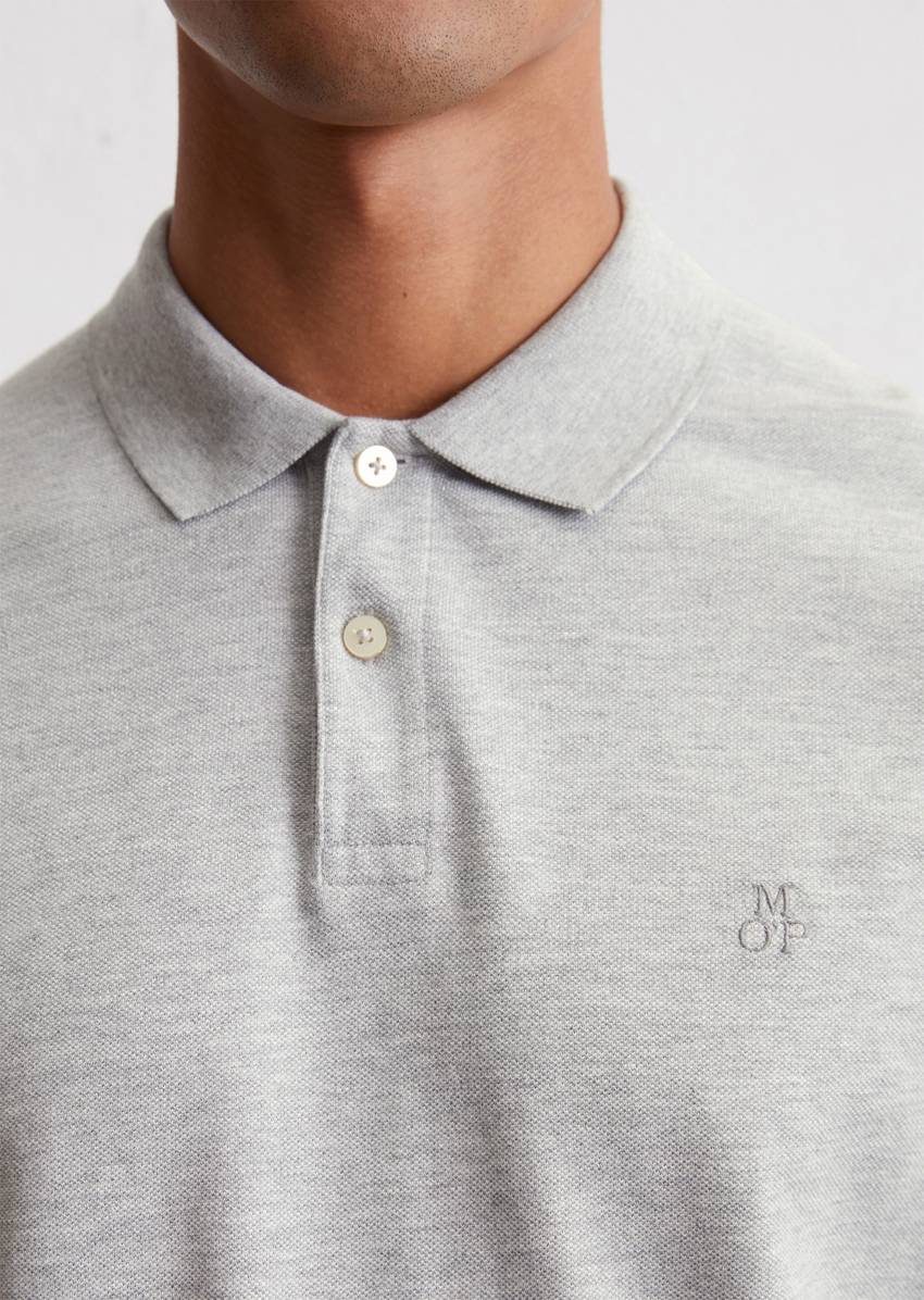 Piqué regular polo shirt Made of pure organic cotton