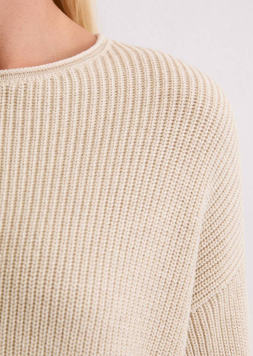 DfC knitted sweater oversize made from heavyweight organic cotton