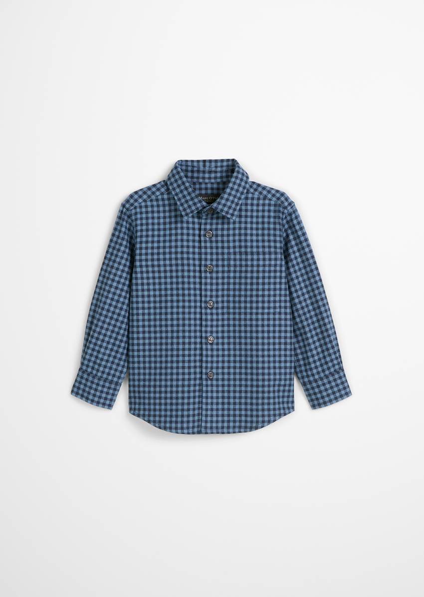 KIDS-BOYS shirt made of cotton in a flannel look