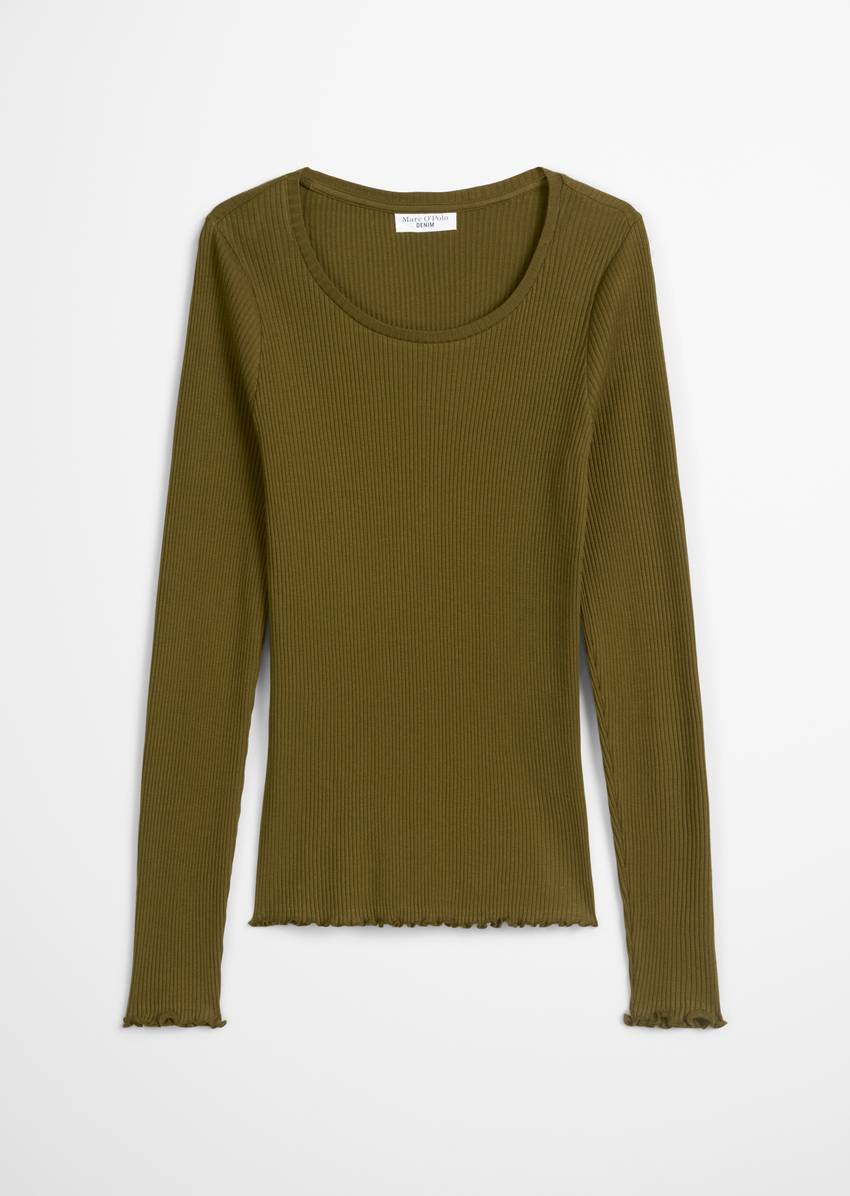 DfC longsleeve slim made from organic cotton stretch