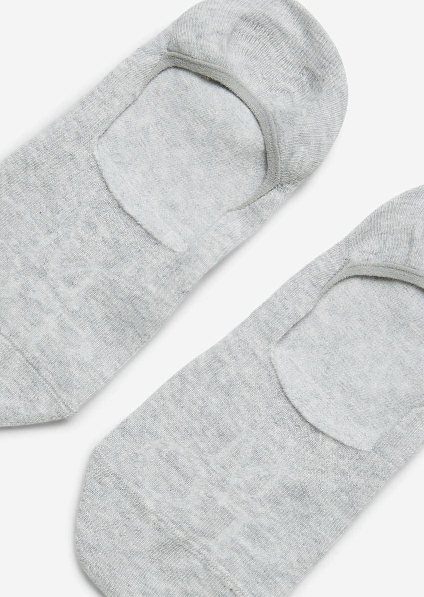 Shoe liner socks in a pack of two