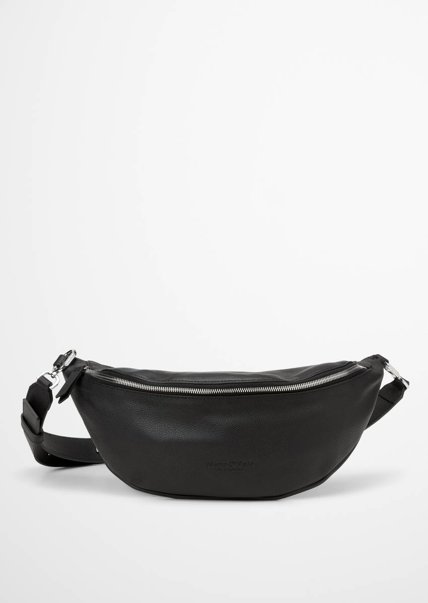Fanny pack made from grained cowhide