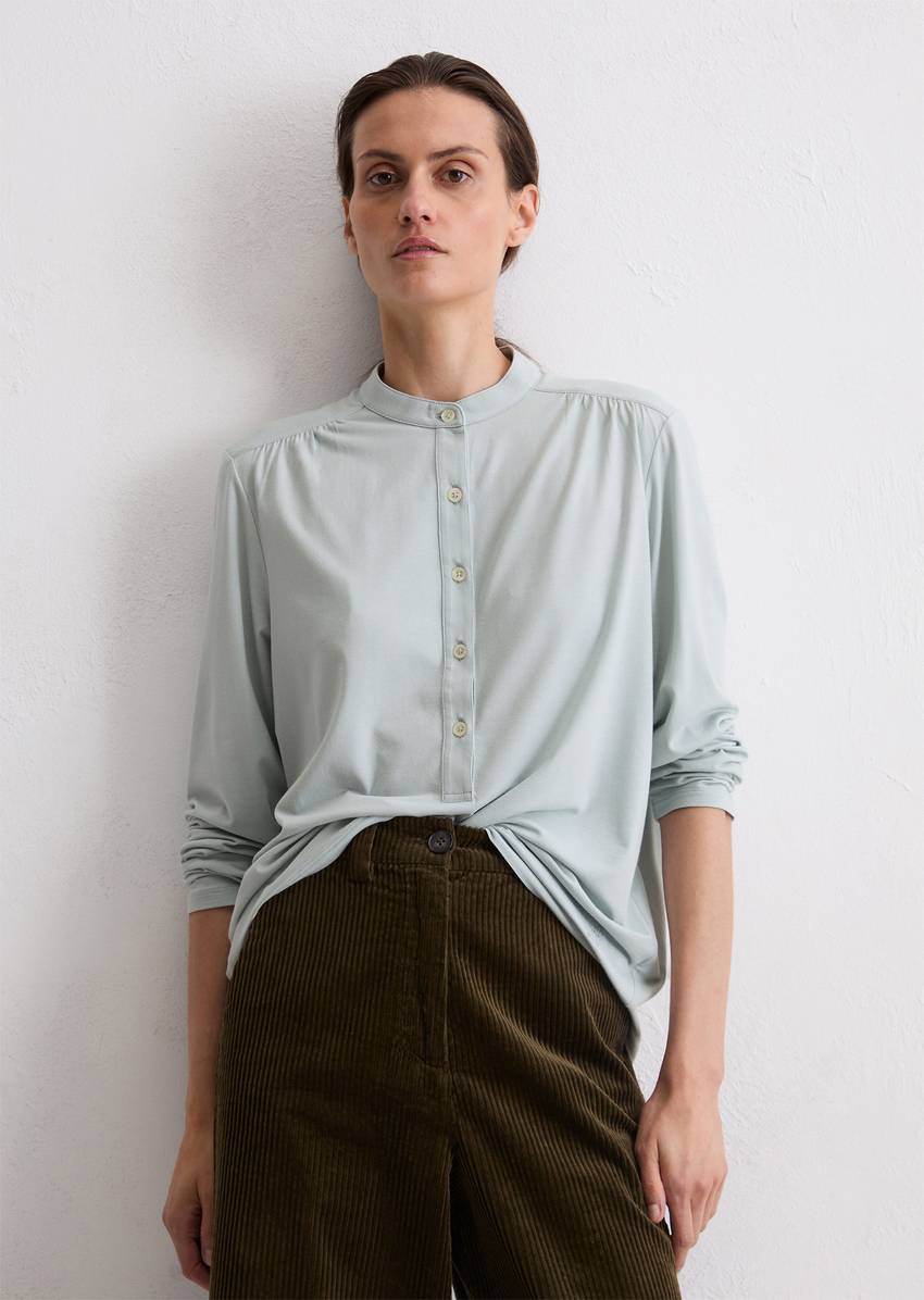 Relaxed jersey blouse with TENCEL™ Modal