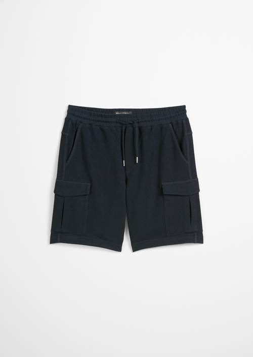 Cargo jersey shorts made from organic cotton with structure