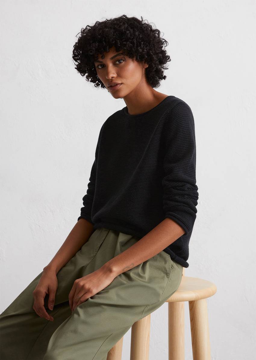 DfC Sweater regular made from soft cotton yarn