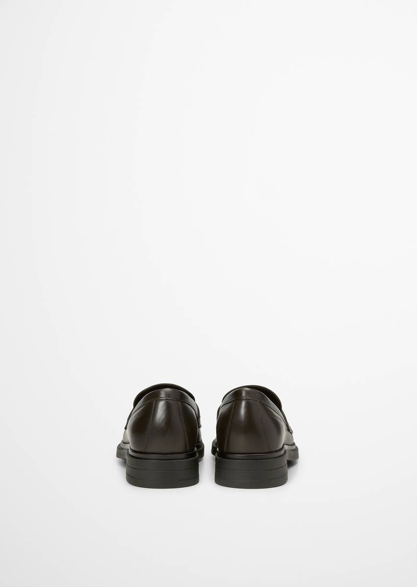 Penny loafer made from fine sheepskin