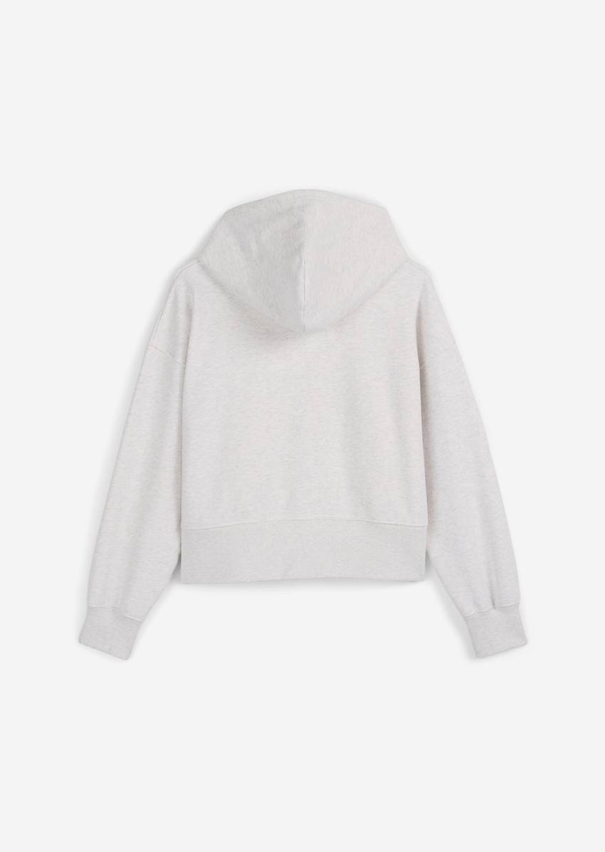 TEENS-GIRLS hooded sweat jacket in a loose relaxed fit