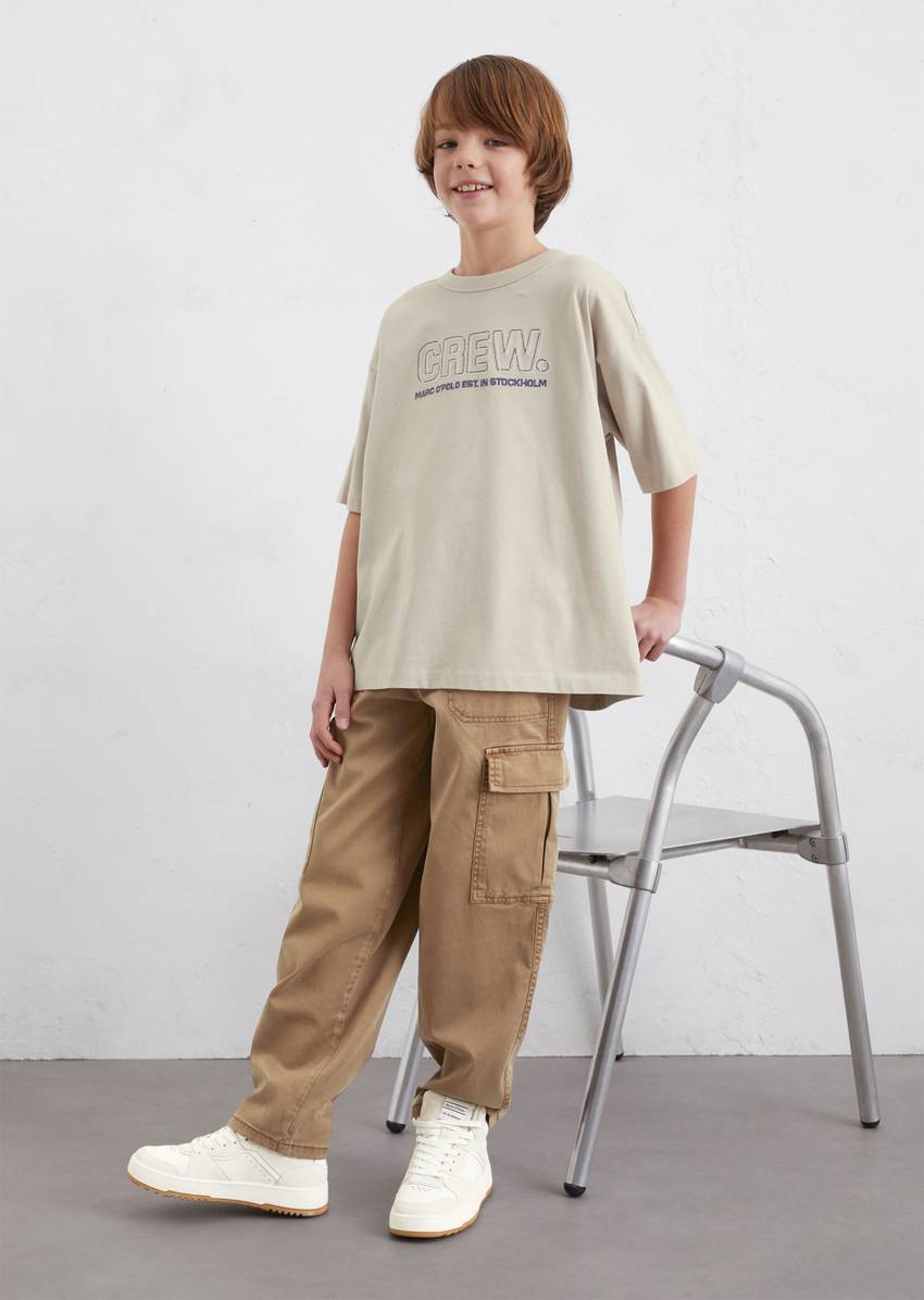 TEENS-BOYS with embroidered chest print