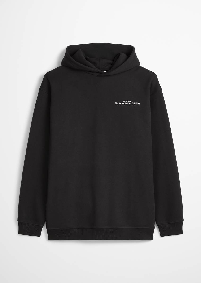 Hoodie relaxed with casual back print