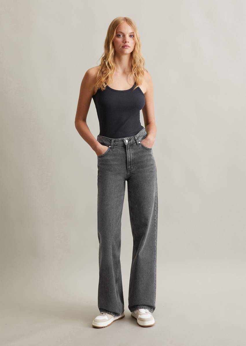 Jeans model Tomma wide made from organic cotton without stretch