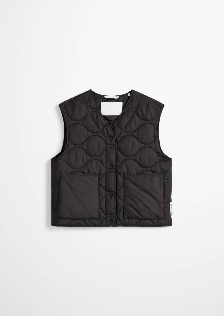 MOP x Function quilted vest made from recycled polyester