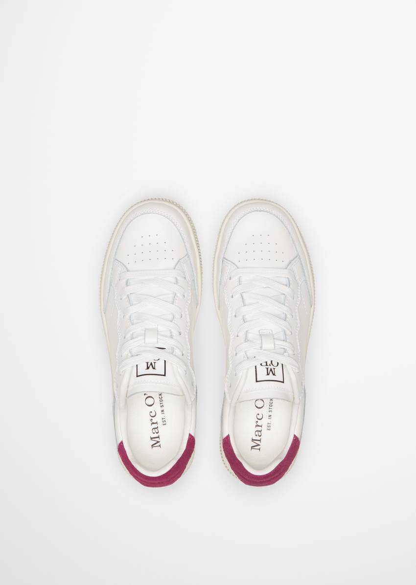 Sneaker made from high-quality cowhide