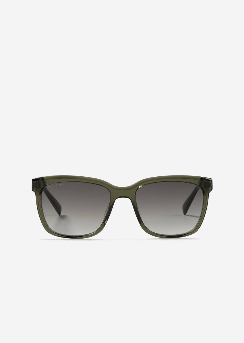 Women's sunglasses made from organic acetate