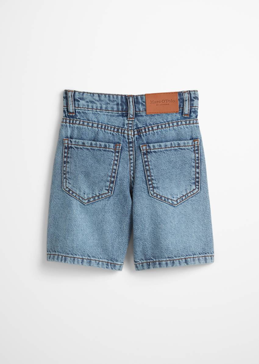 KIDS-BOYS denim shorts made from pure organic cotton