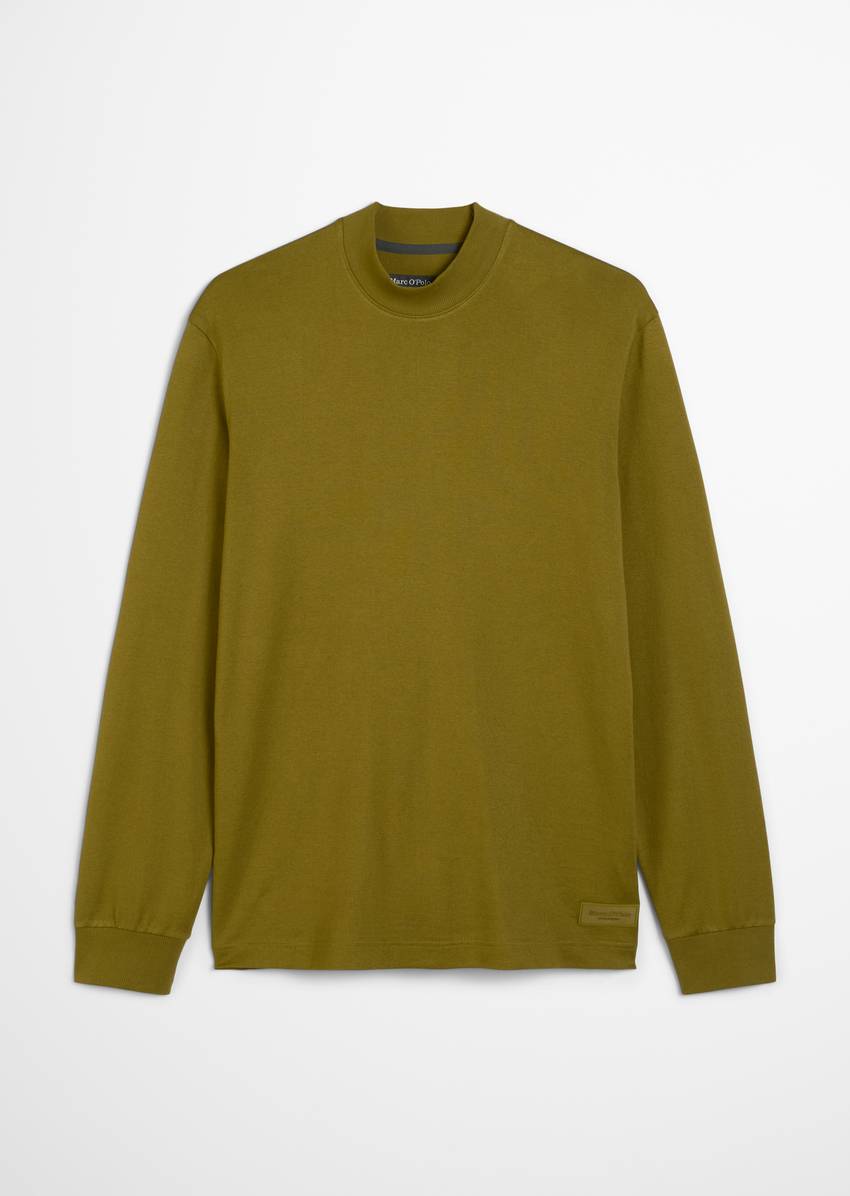DfC stand-up collar longsleeve regular made from heavyweight organic cotton jersey