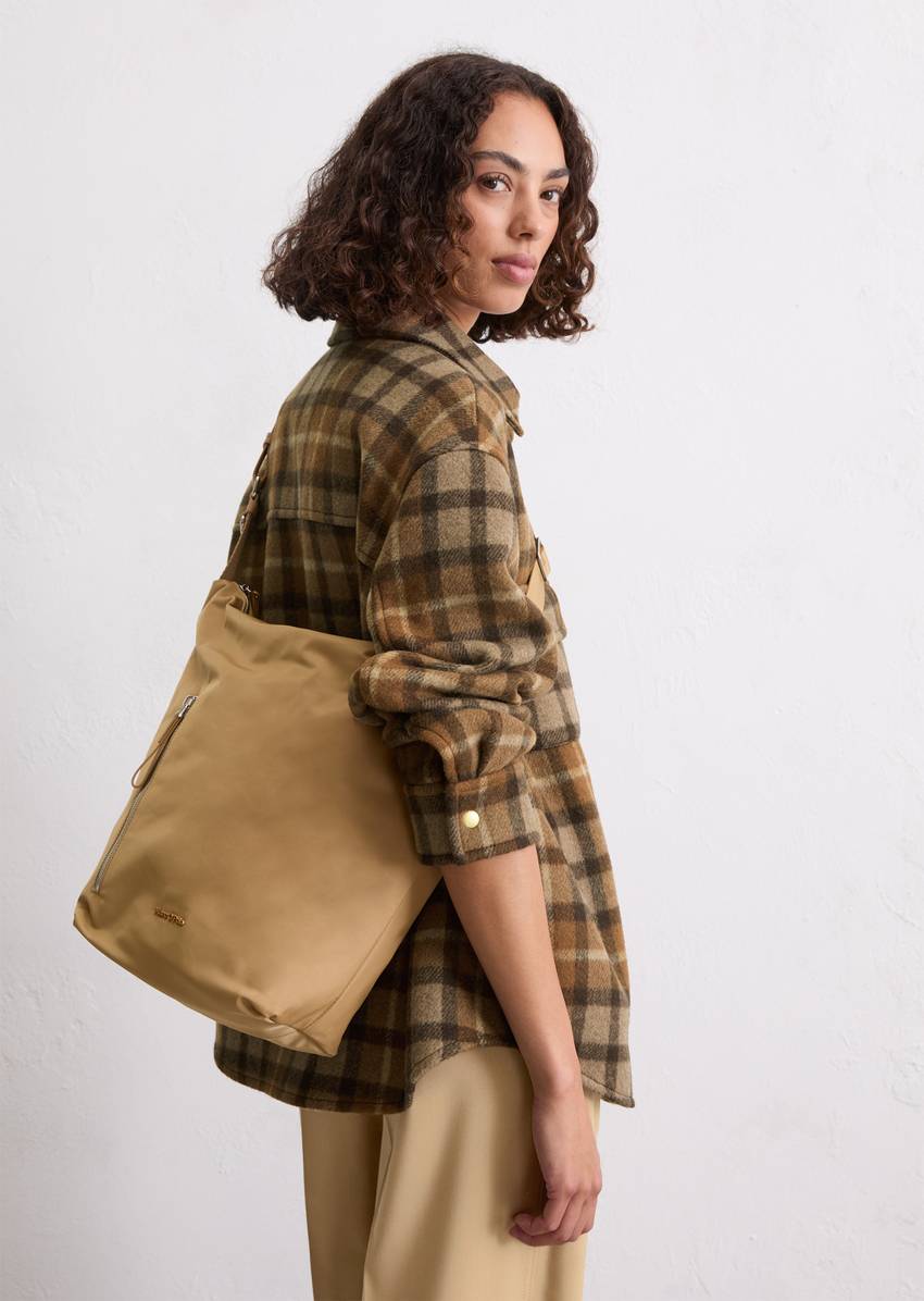 Hobo bag medium made from recycled material