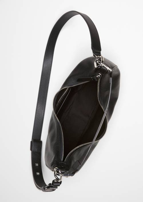 Crossbody bag small made from finely grained cowhide