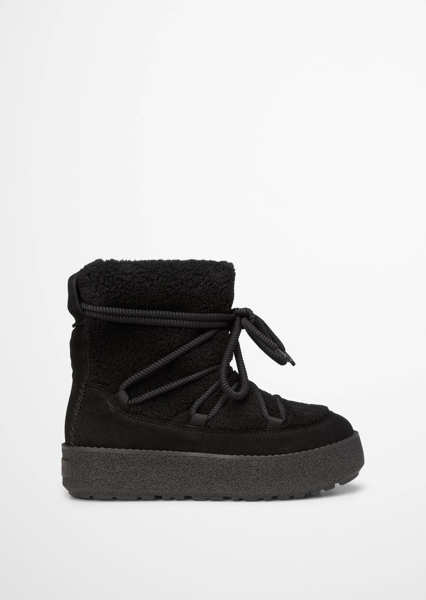 Winter boots model Pia with fluffy warm lining