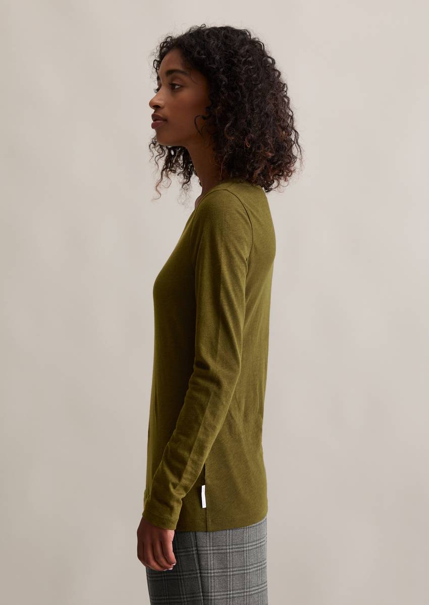 DfC longsleeve slim made from particularly soft slub jersey