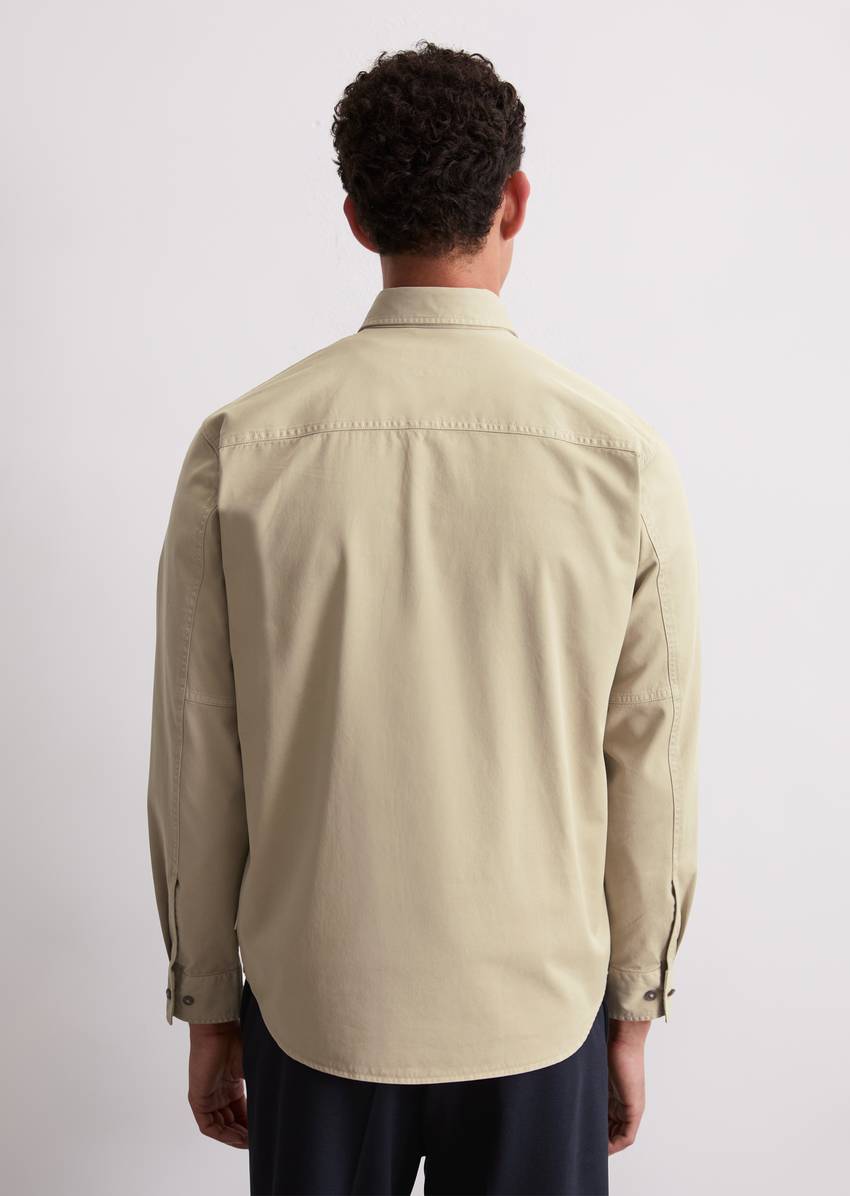 Regular shirt made from soft organic cotton twill