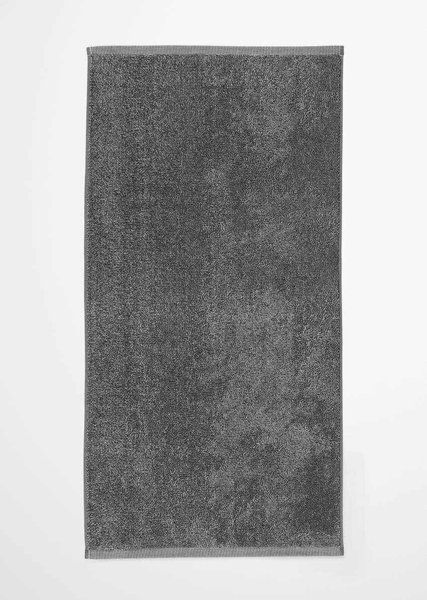 Towel model Timeless melange made from organic cotton terry