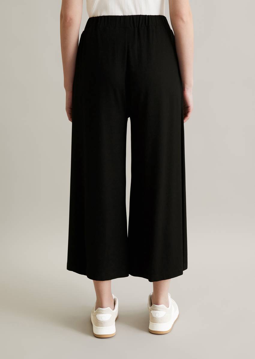 Wide jersey pants from LENZING™ ECOVERO™