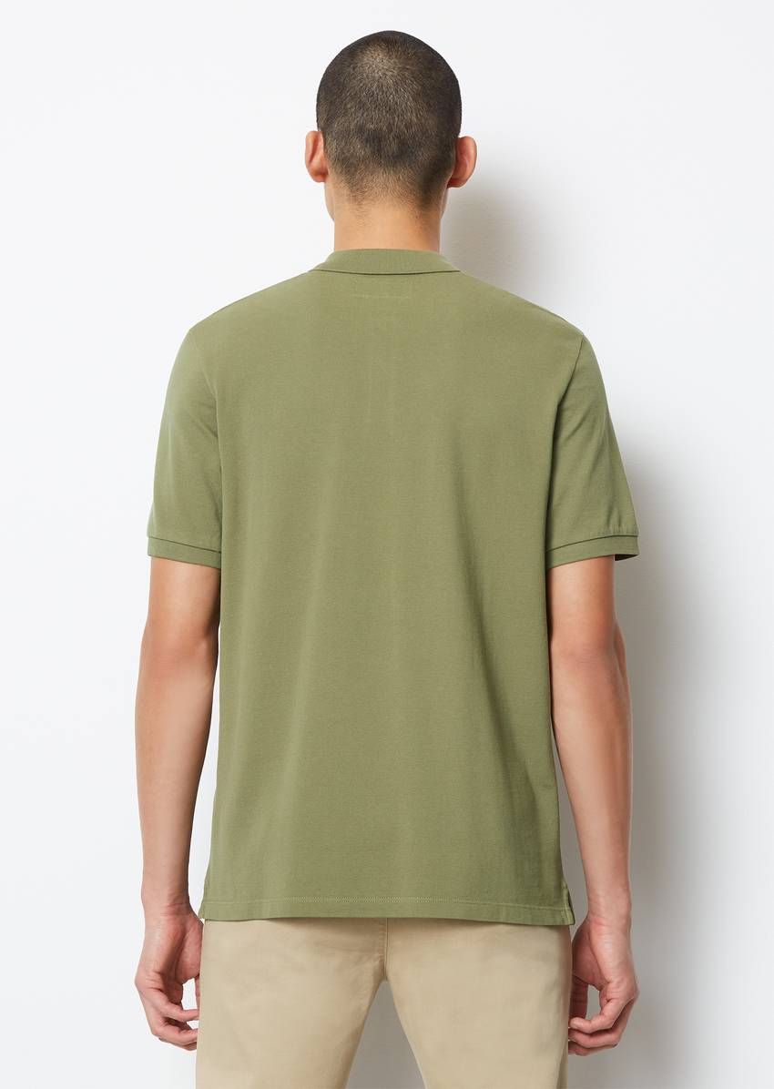 Piqué regular polo shirt Made of pure organic cotton