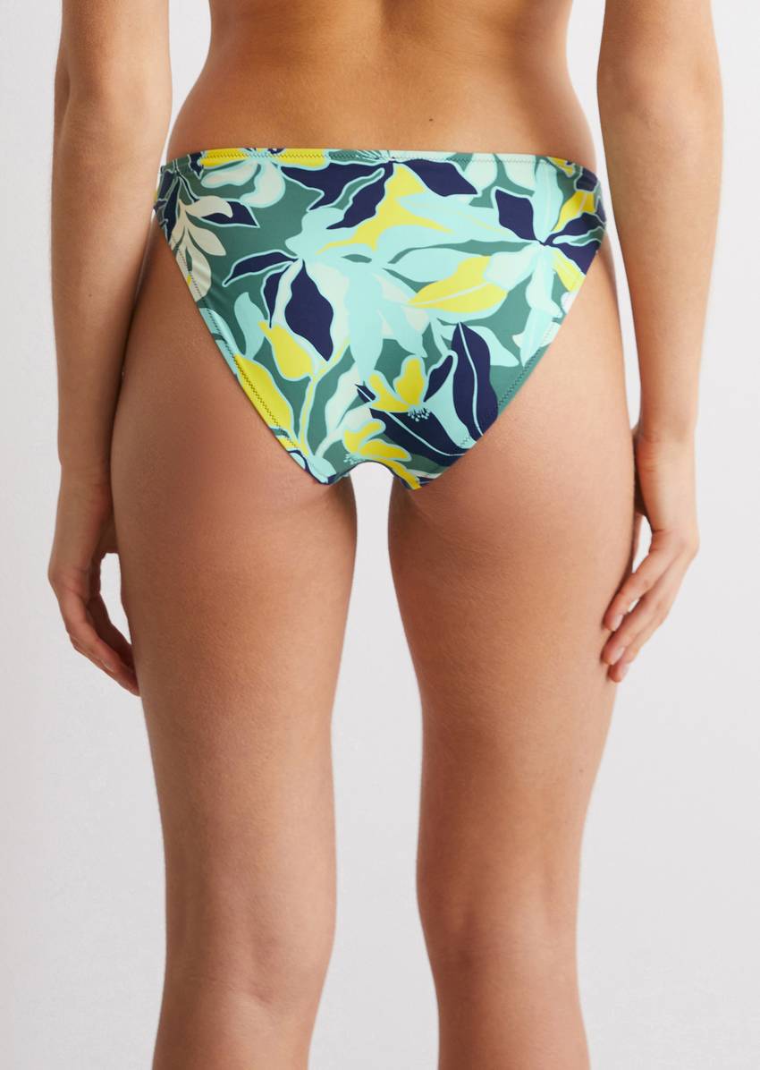 Bikini briefs made from recycled material