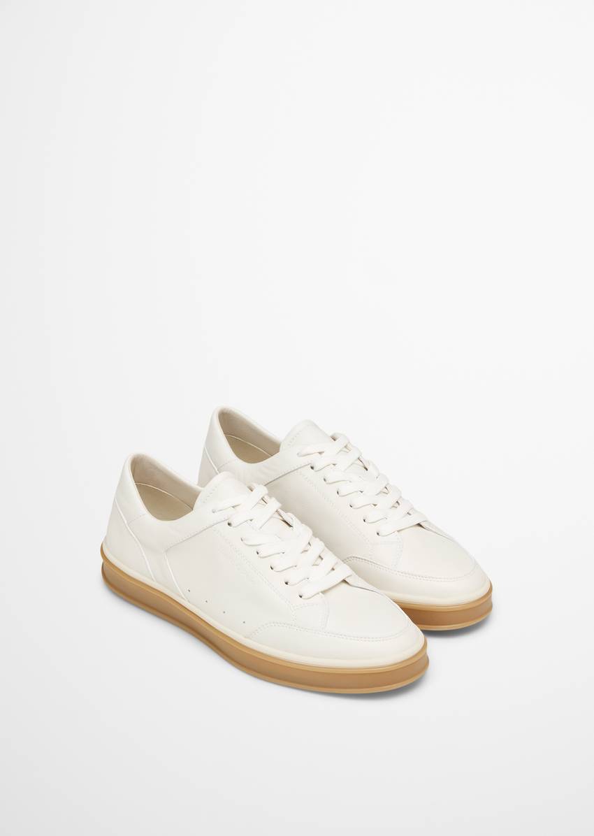 Sneaker made from fine cowhide