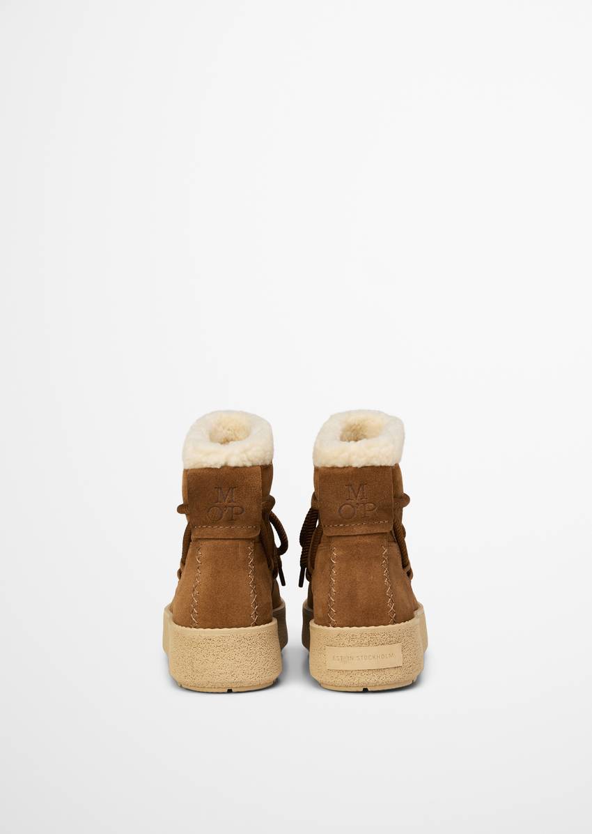 Winter boots model Pia with fluffy warm lining