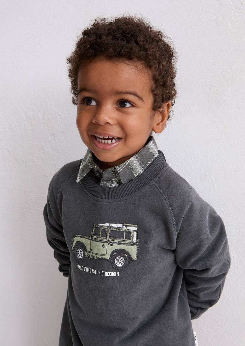 KIDS-BOYS sweatshirt made from pure organic cotton