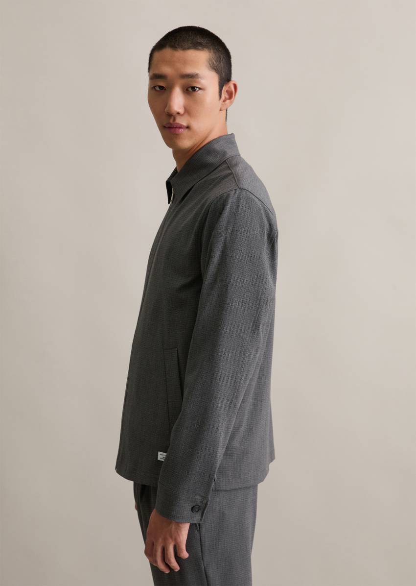 Overshirt regular Made from a high-quality material mix