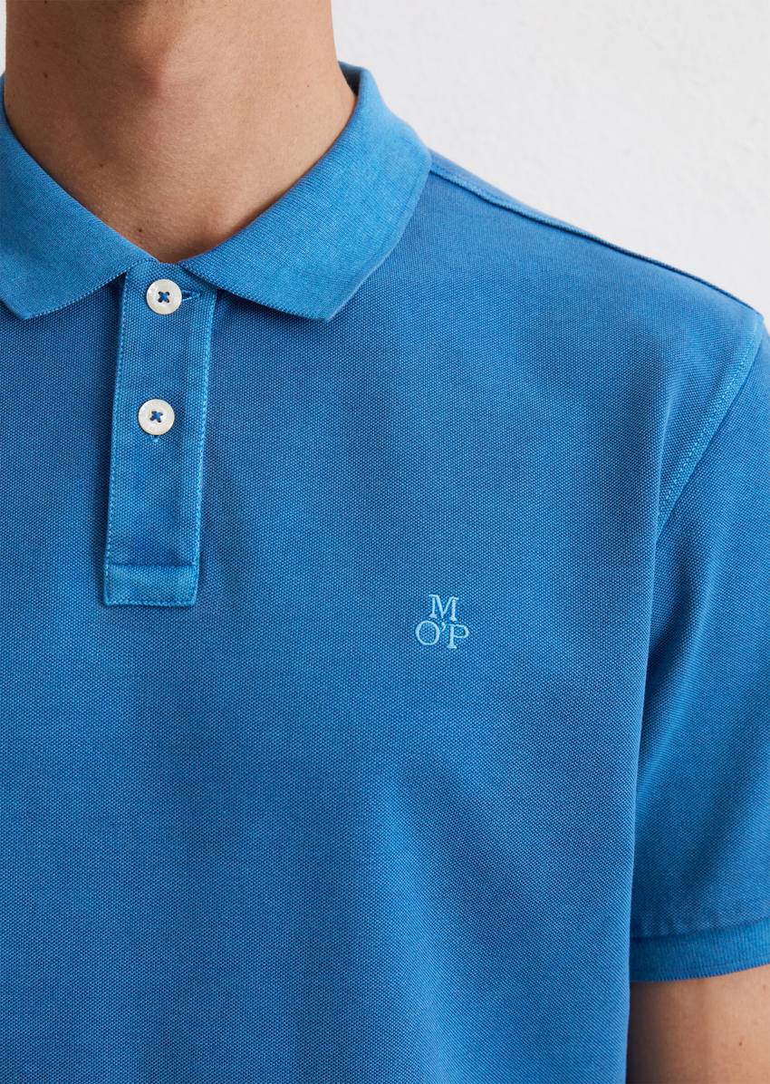 Piqué regular polo shirt made from organic cotton