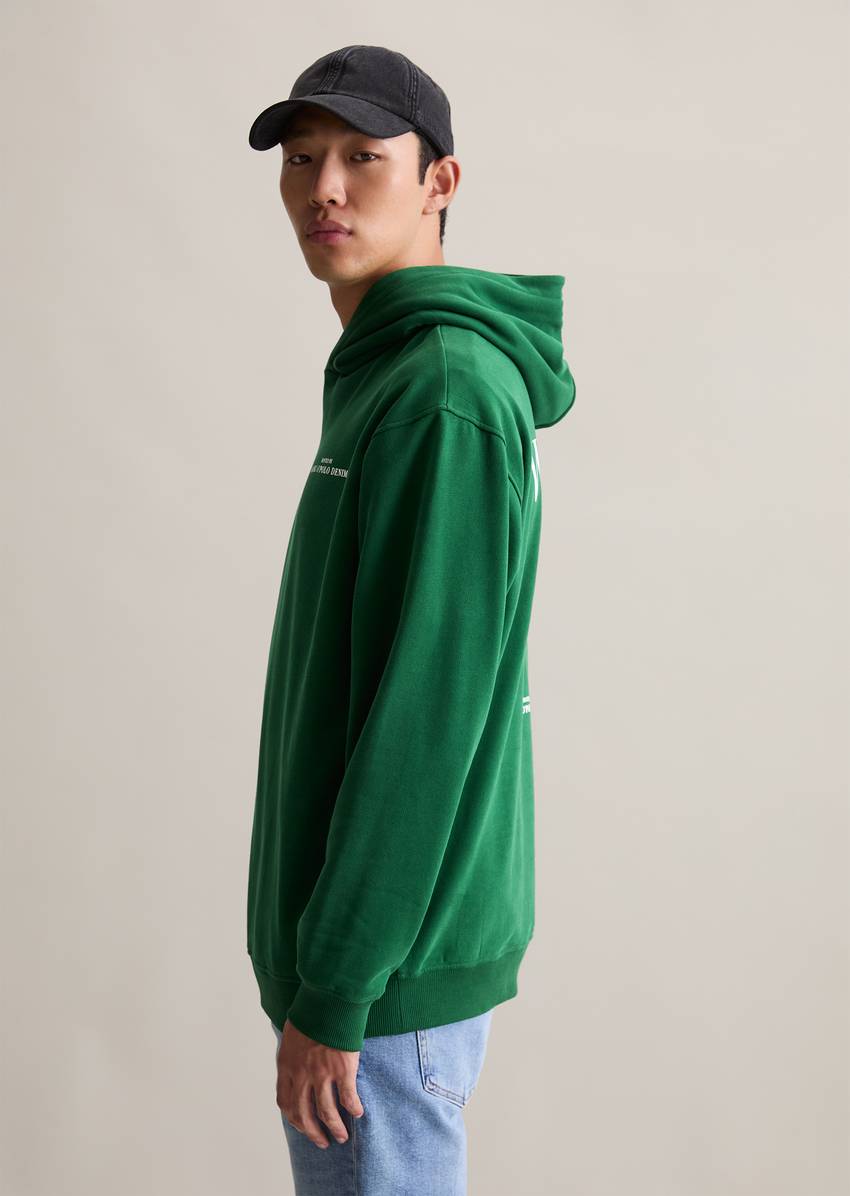 Hoodie relaxed with casual back print