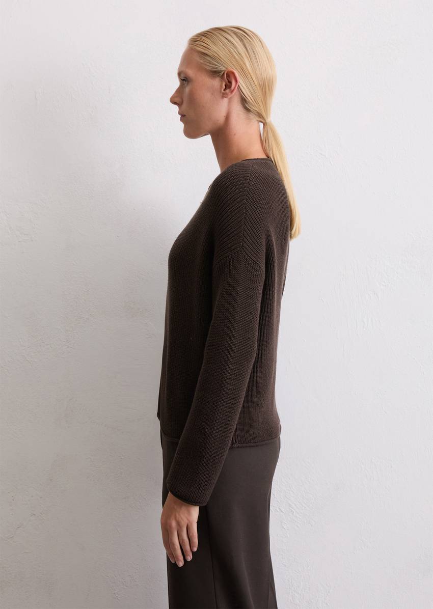 DfC knitted sweater oversize made from heavyweight organic cotton