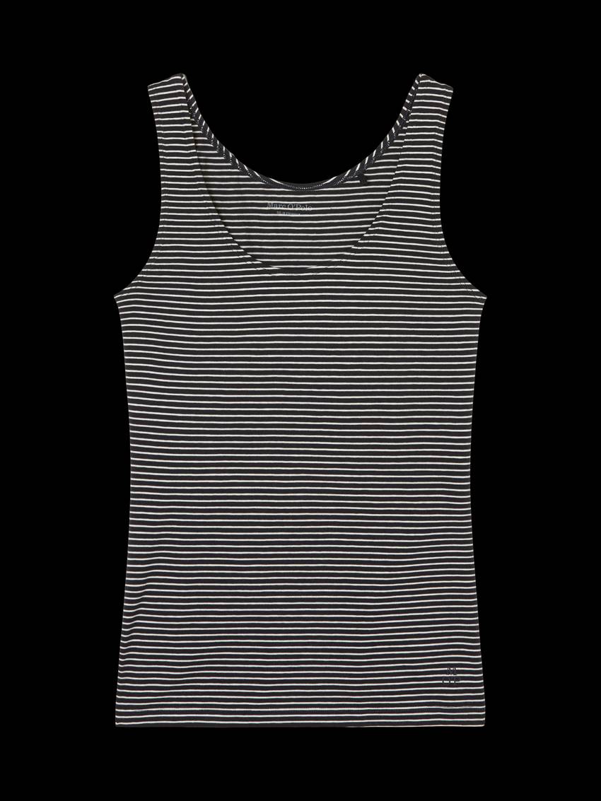 Lounge tank top made from an organic cotton blend