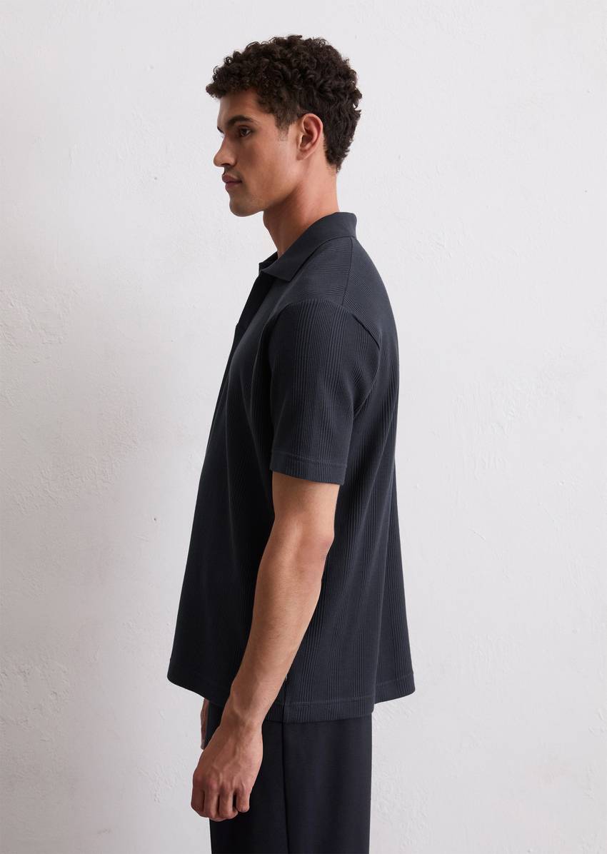 DfC polo shirt jersey regular with elastic ribbed structure