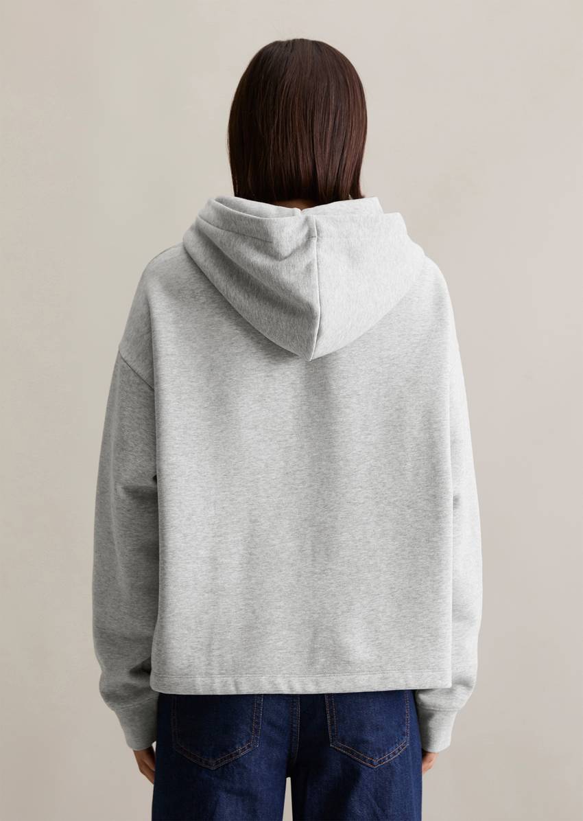 Hoodie regular made from a soft organic cotton blend