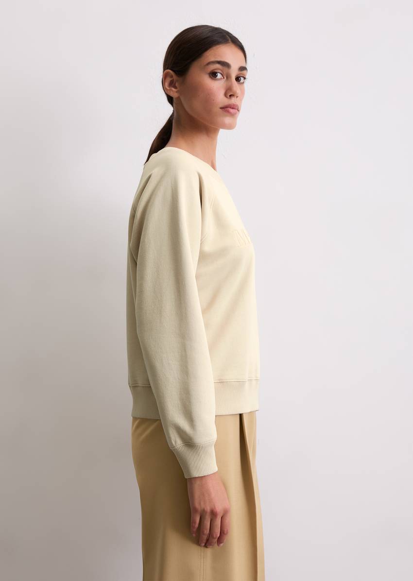 Logo sweatshirt relaxed made from organic cotton
