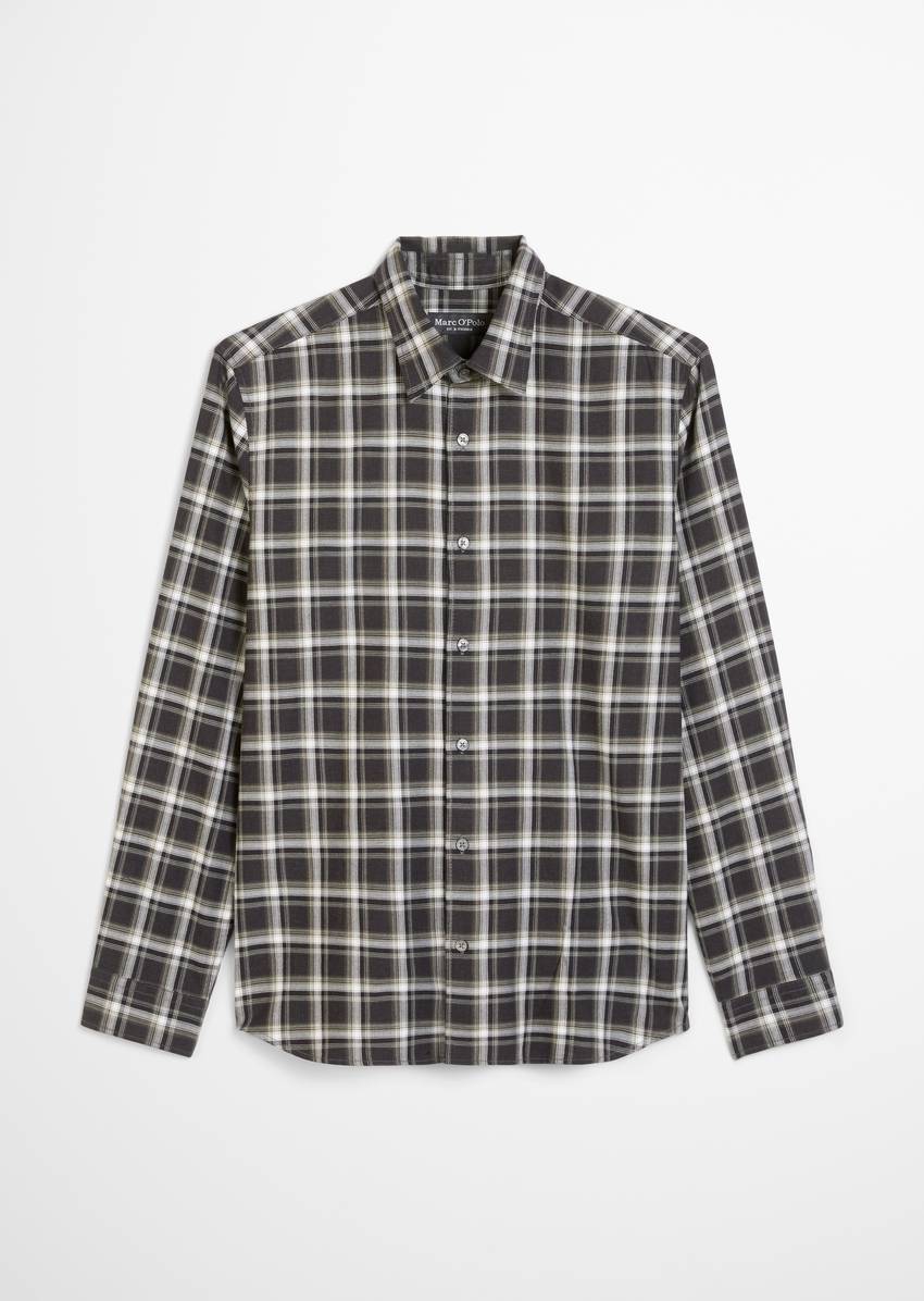 Regular shirt made from soft organic cotton flannel