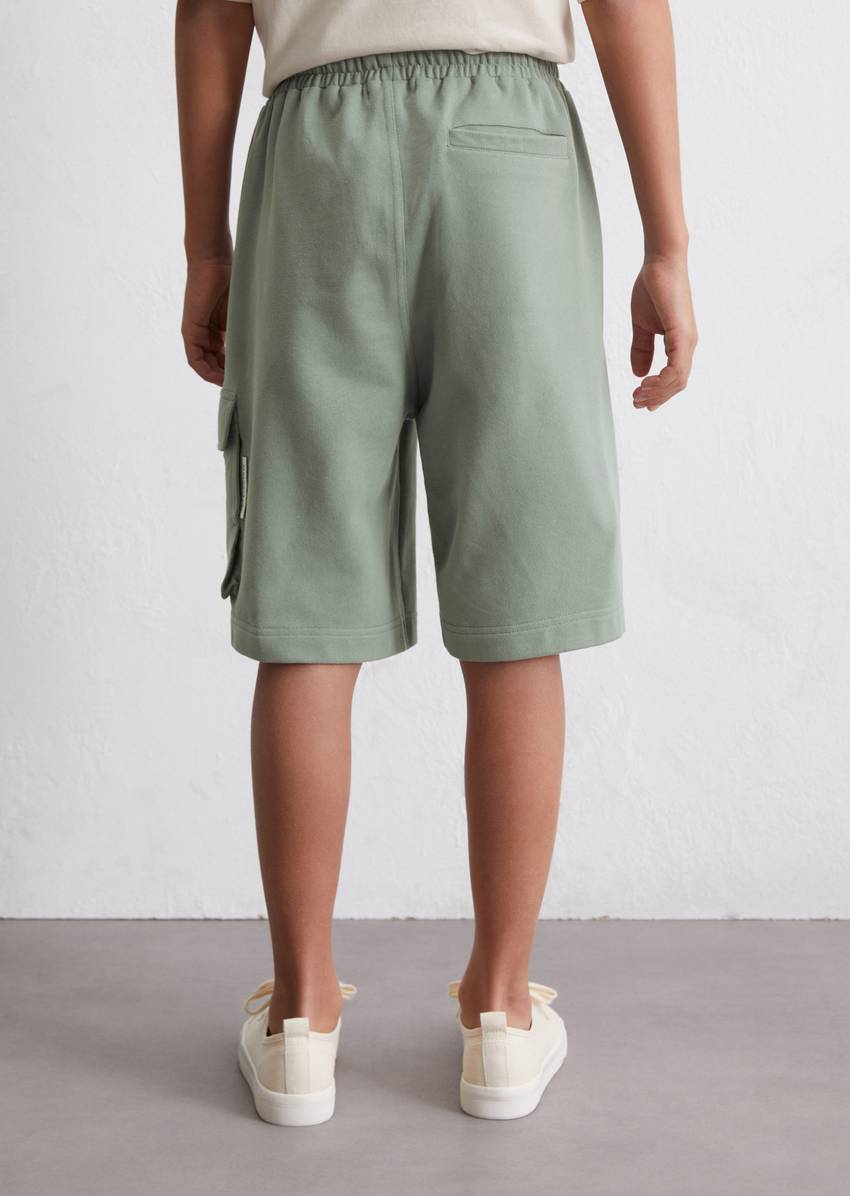 TEENS-BOYS sweatbermuda shorts made from pure organic cotton