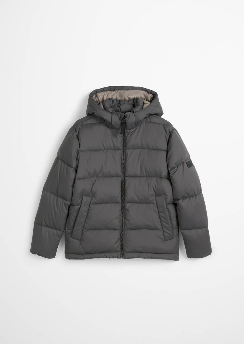 TEENS-BOYS quilted jacket with water-repellent surface