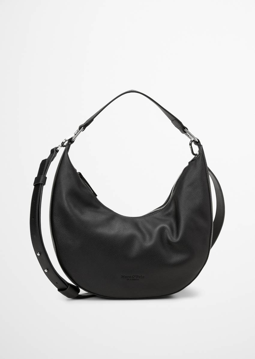Crossbody bag small made from finely grained cowhide