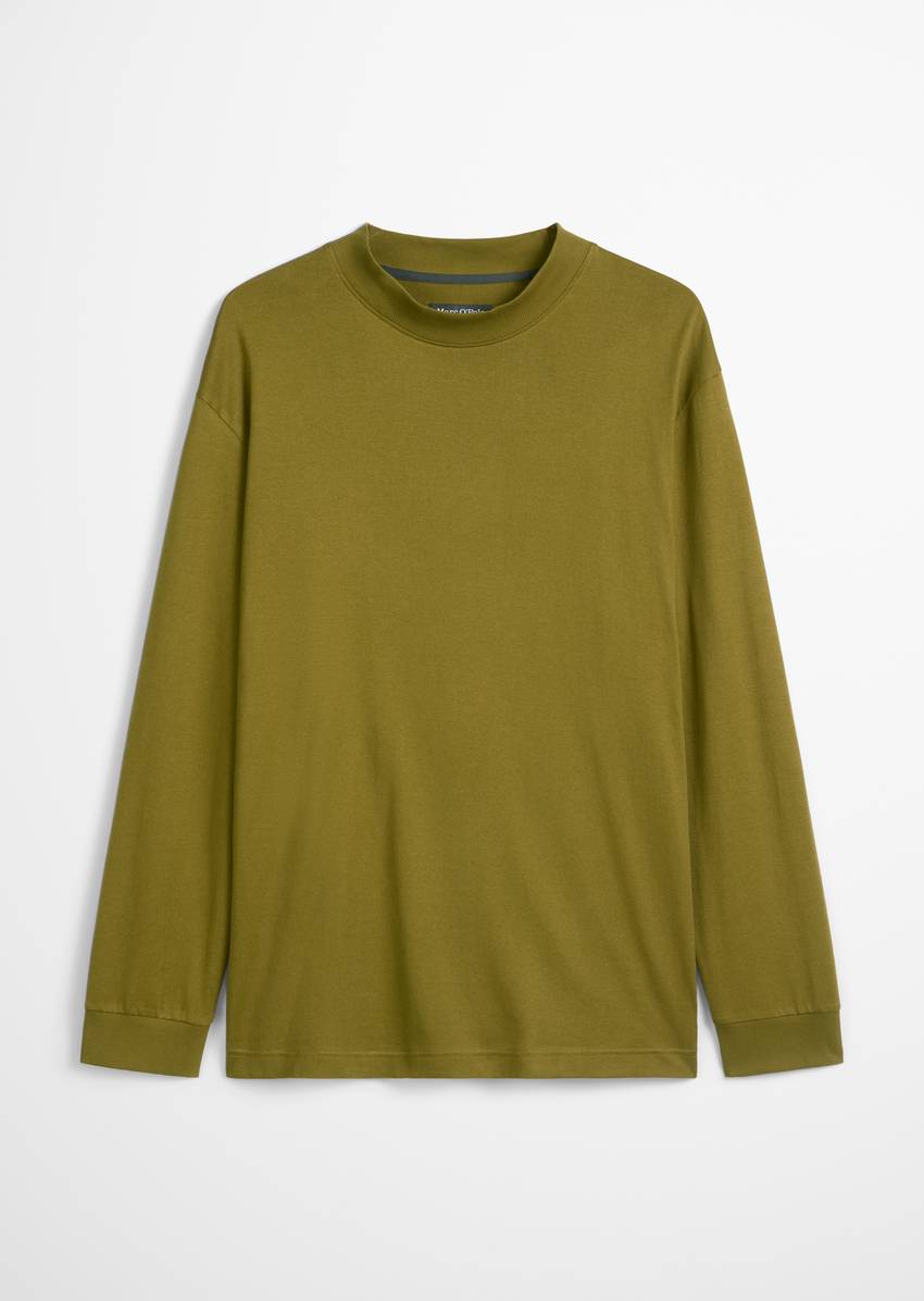 DfC stand-up collar longsleeve regular made from heavyweight organic cotton jersey